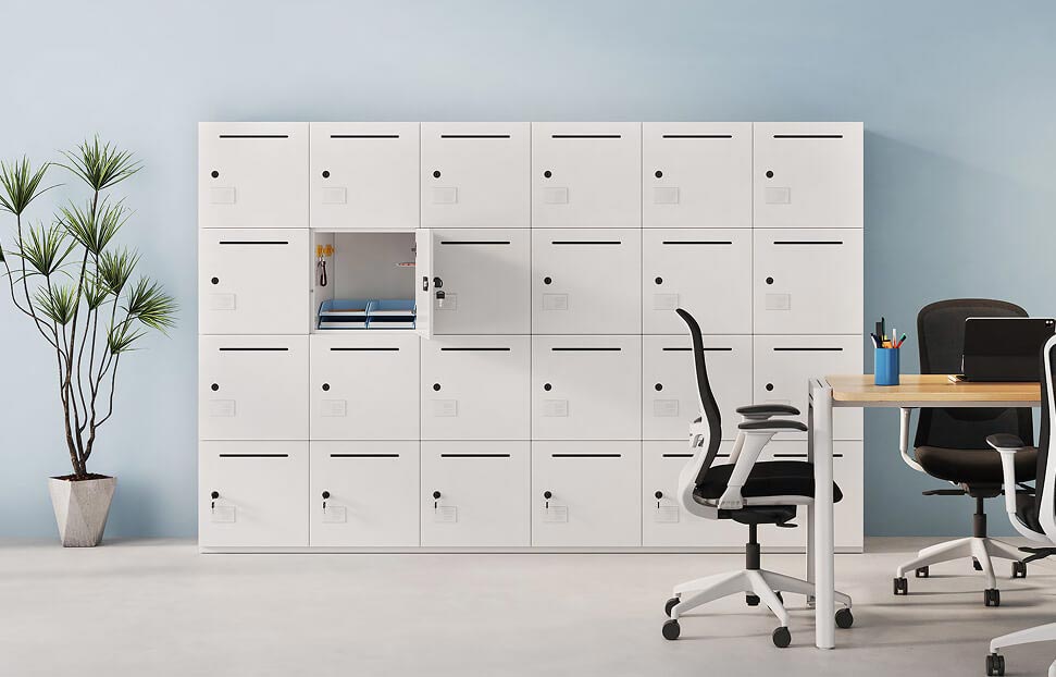 Lockers with Mail Slot